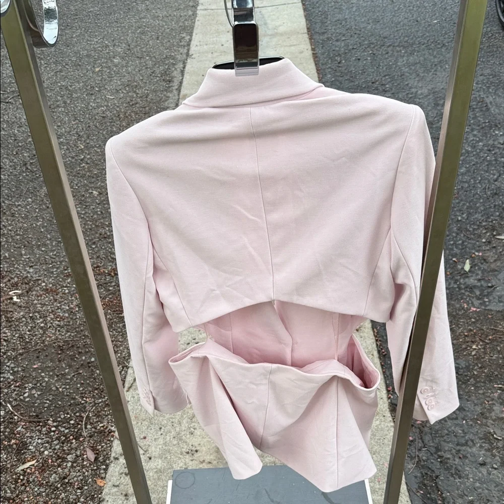 CLEARANCE FINAL DISCOUNT Express Light Pink Women's Blazer - Picture 8 of 9